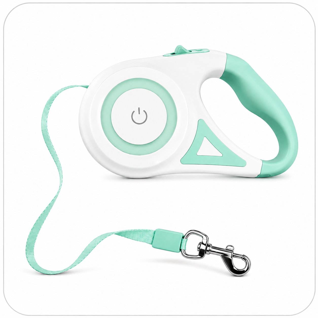 LED Spotlight Retractable Dog Leash - One-Hand Brake