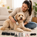 Professional Pet Hair Clipper - Ceramic Blade, Low Noise