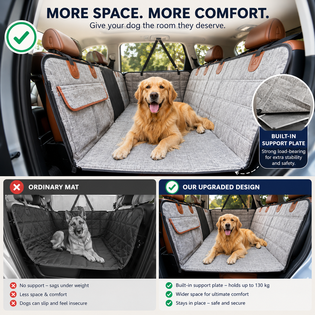 Back Seat Dog Car Bed