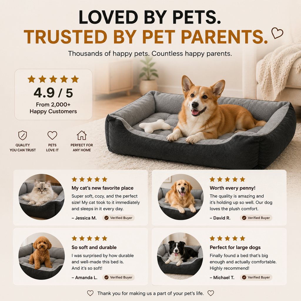 XXL Plush Fleece Sofa Pet Bed