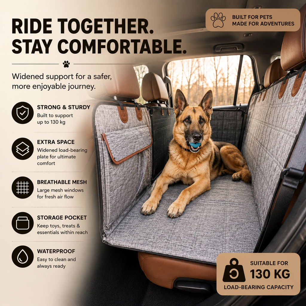 Back Seat Dog Car Bed