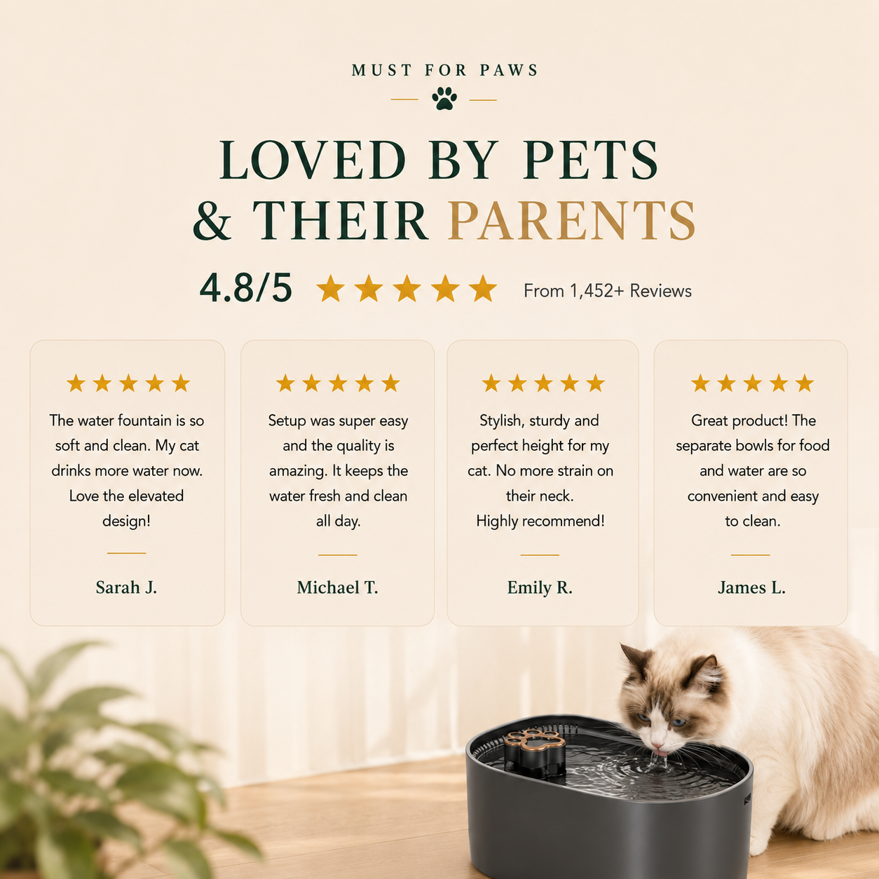 3L Automatic Pet Water Fountain