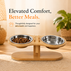 Adjustable Tilted Pet Bowl