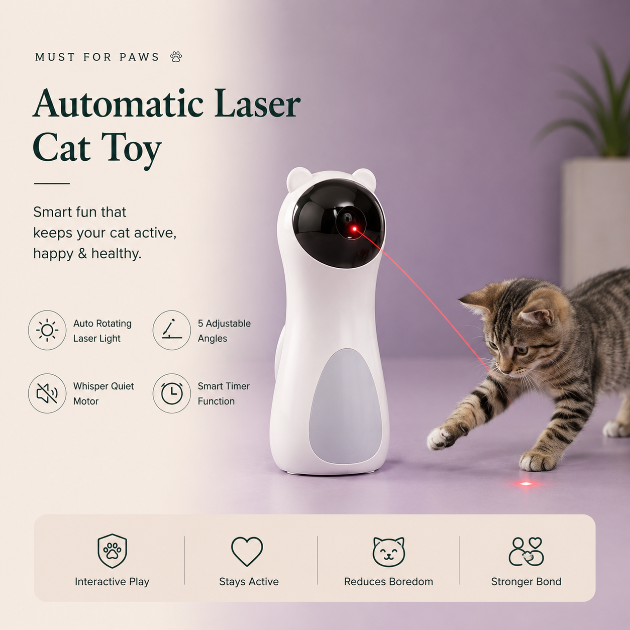 Automatic Laser Cat Toy