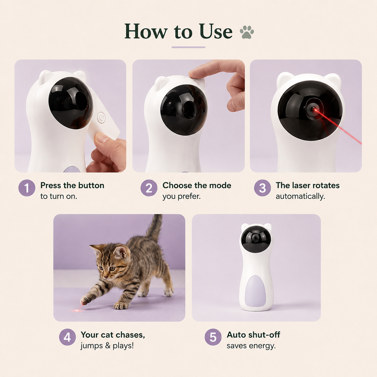 Automatic Laser Cat Toy
