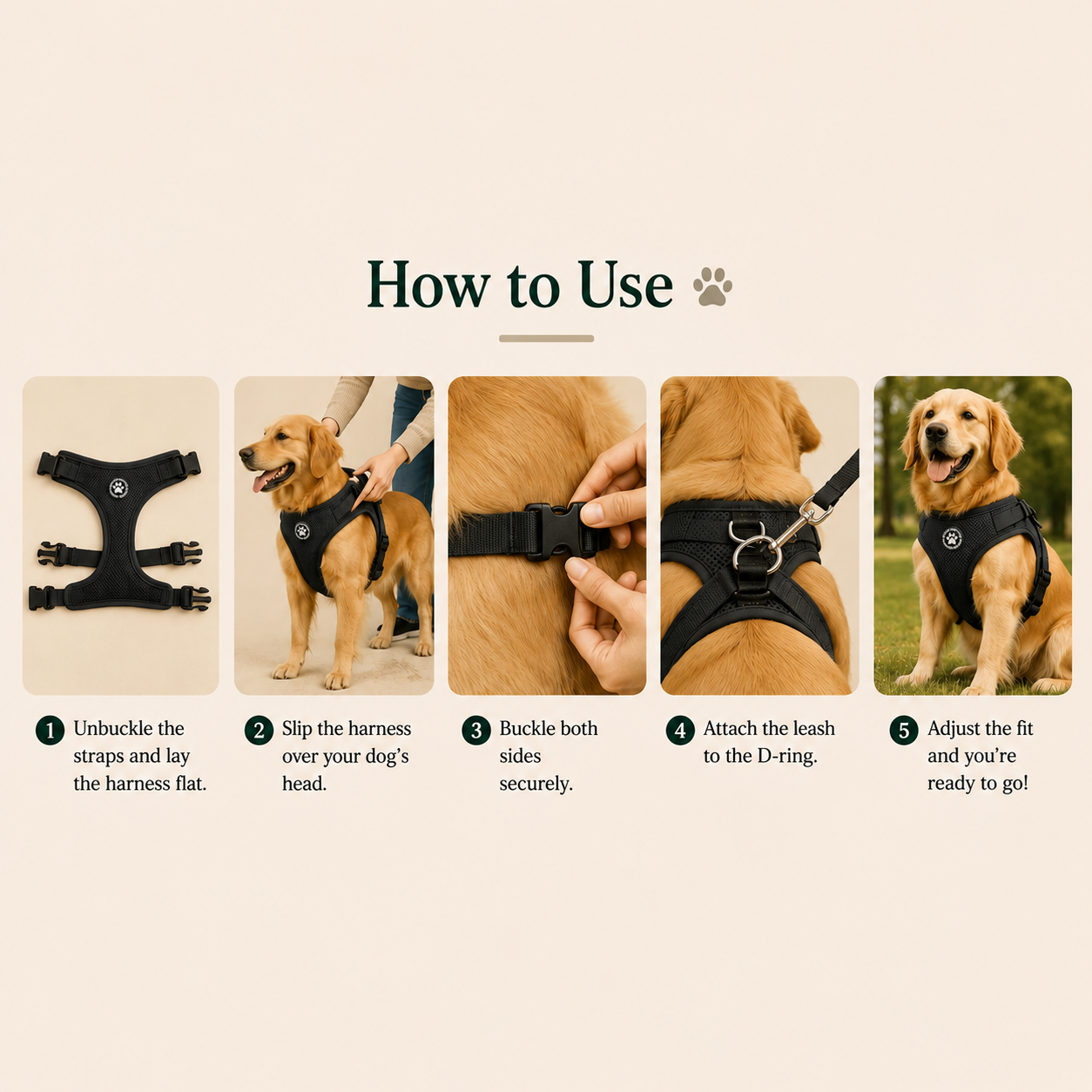 Breathable Mesh Dog Harness