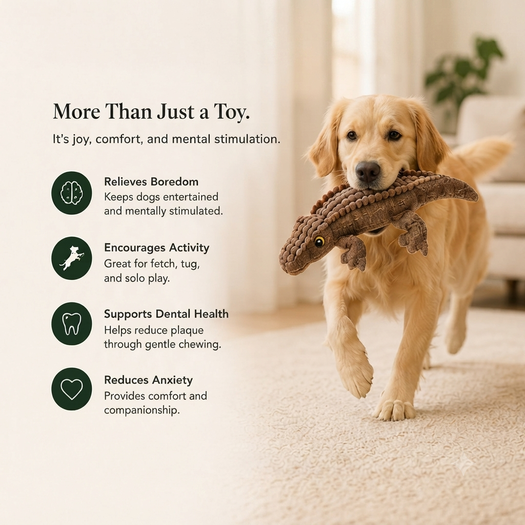 Plush Squeaky Dog Toy