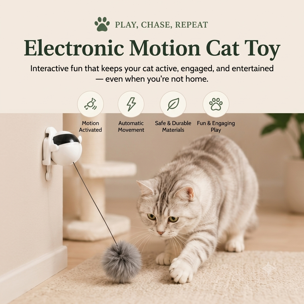 Interactive Electronic Cat Toy