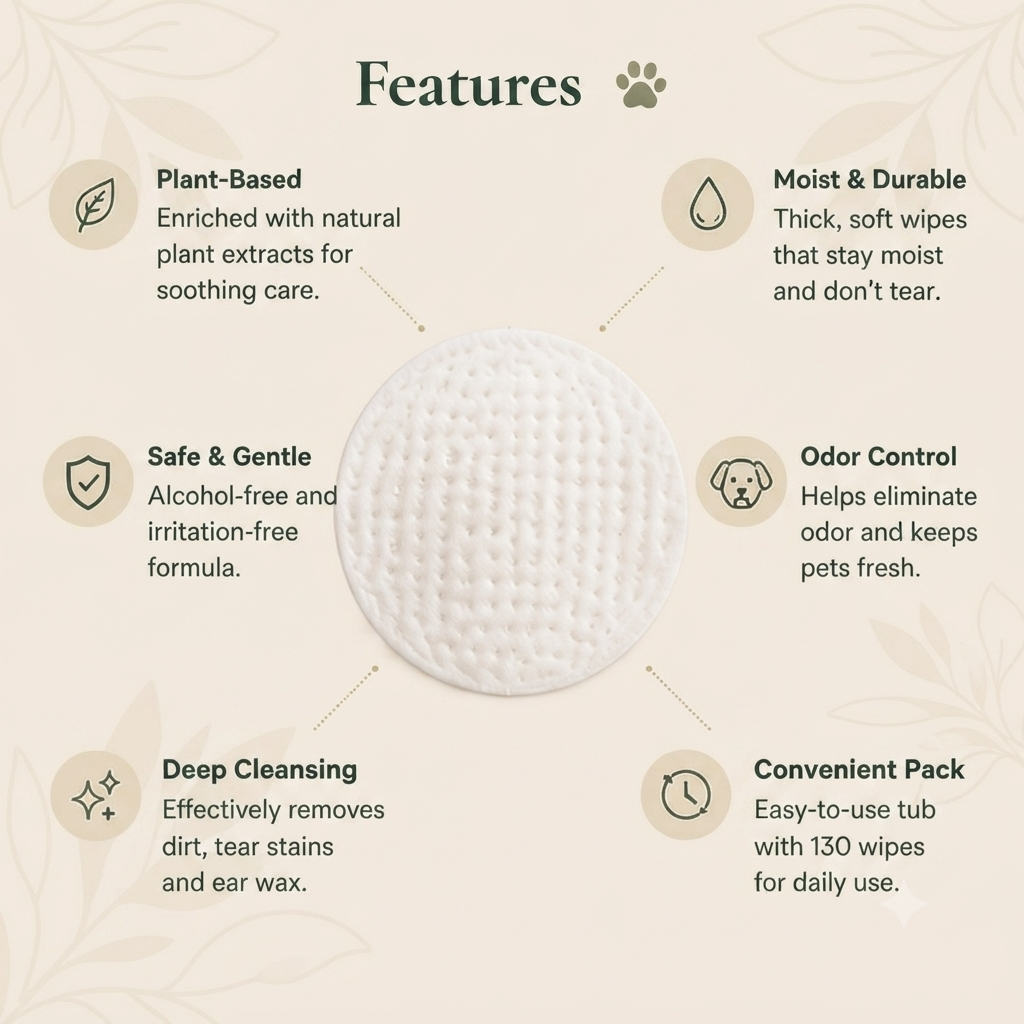 Pet Eye & Ear Cleaning Wipes