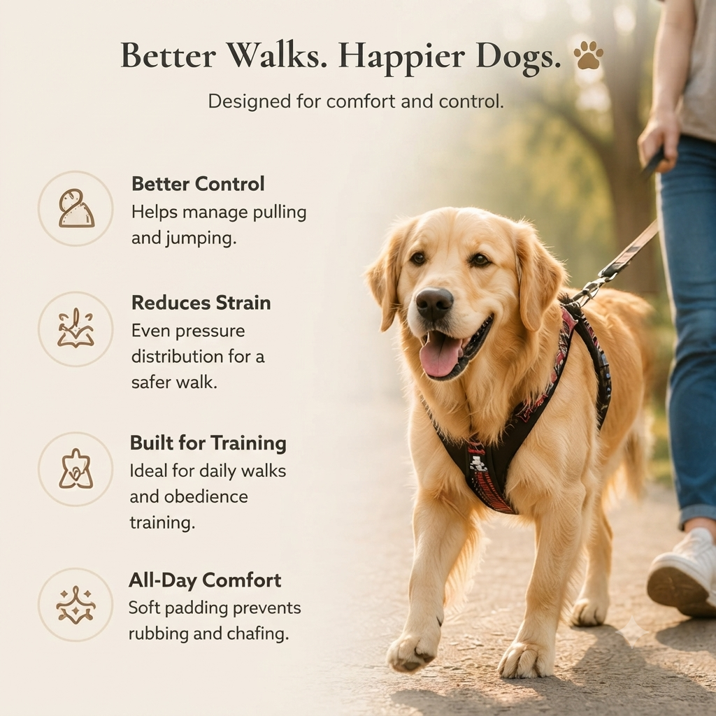 ⭐Dog Collar Harness Large Dog Training