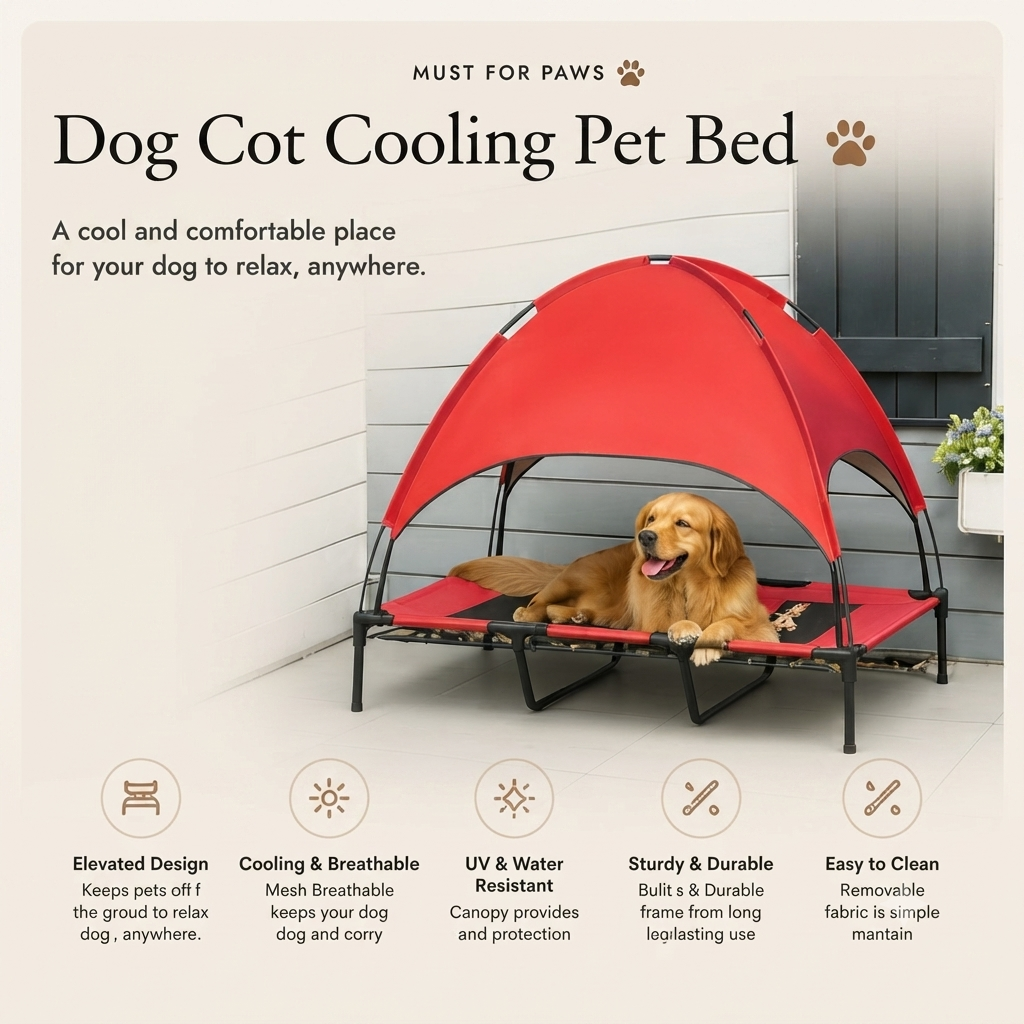 Dog Cot Cooling Pet Bed
