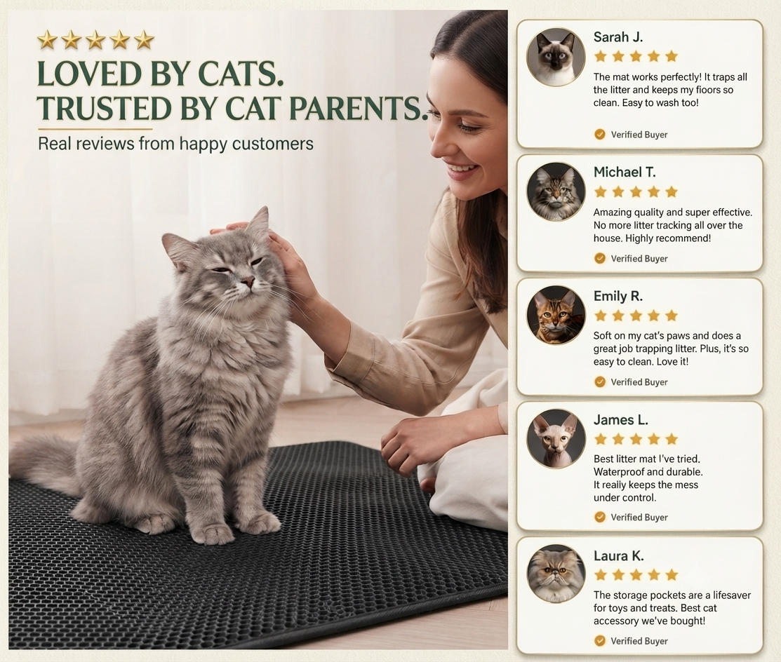 Honeycomb Cat Litter Mat