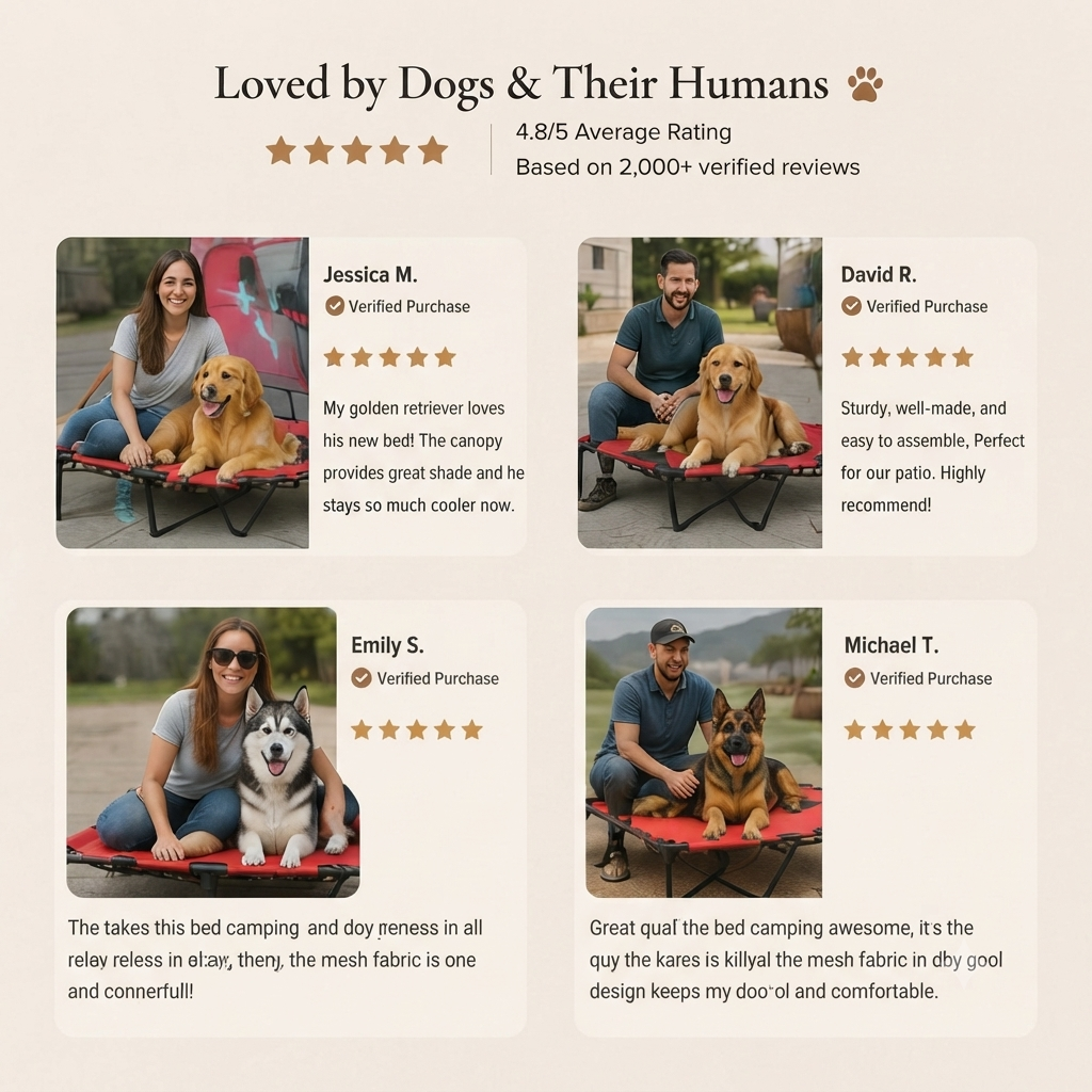 Dog Cot Cooling Pet Bed
