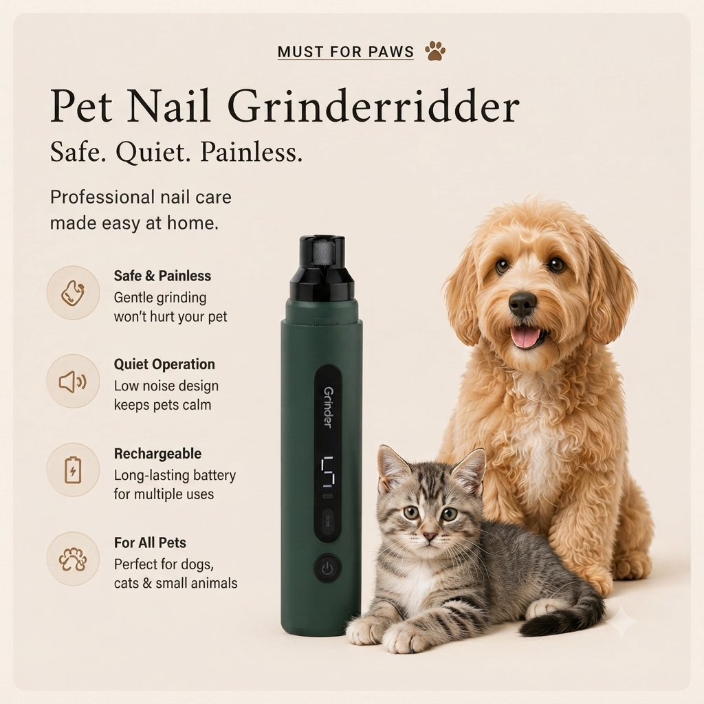 Rechargeable Pet Nail Grinder