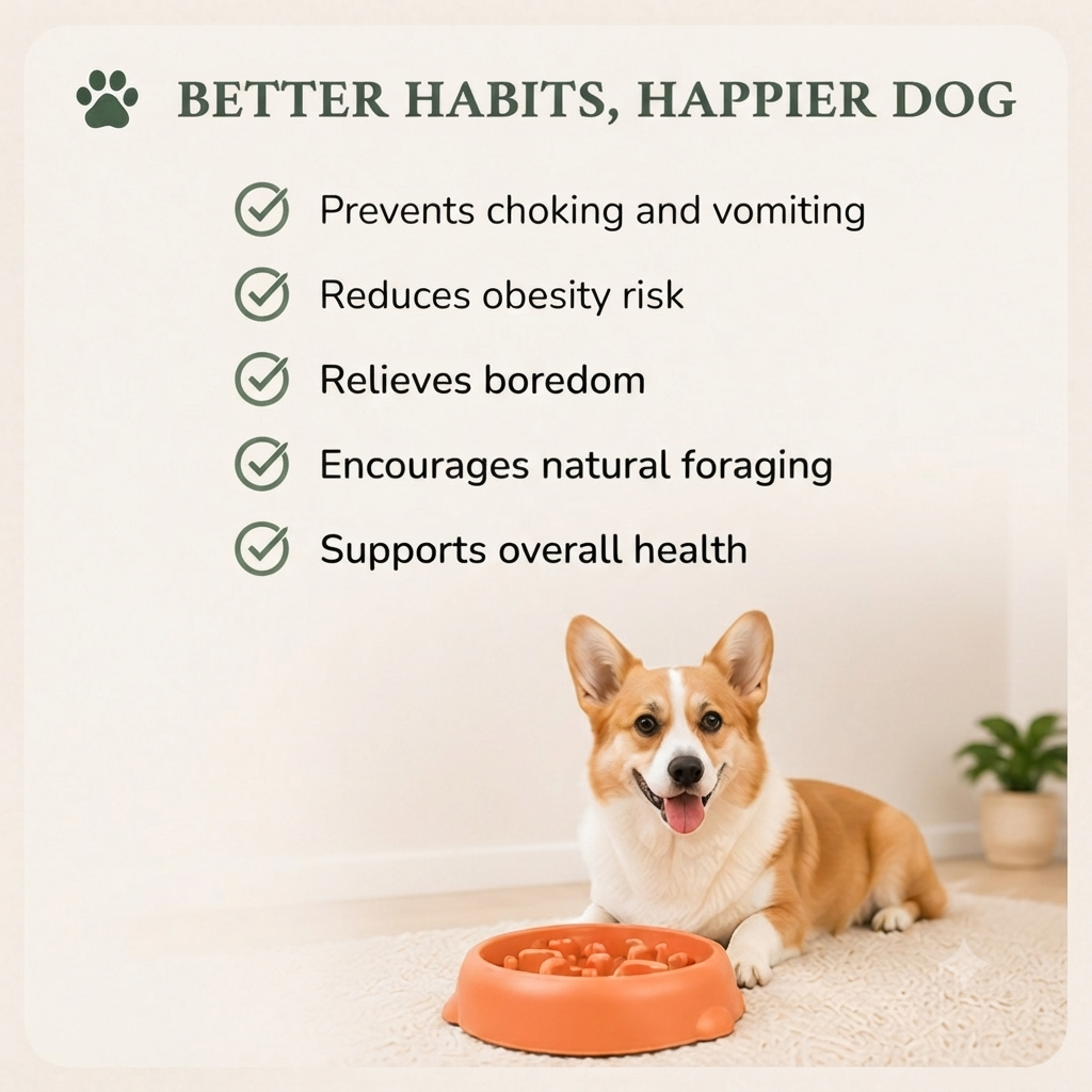 Slow Feeder Pet Bowl