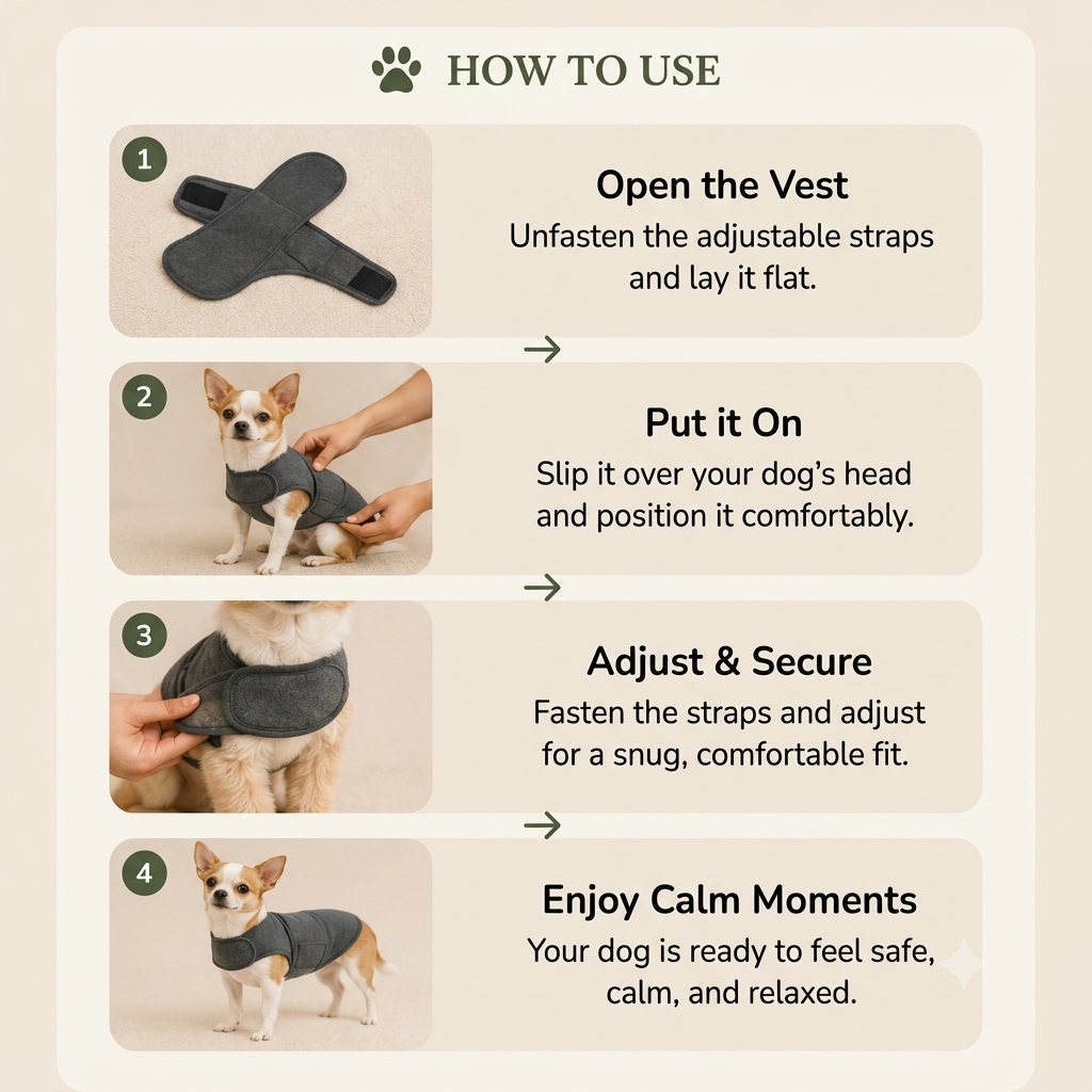 Calming Dog Anxiety Vest
