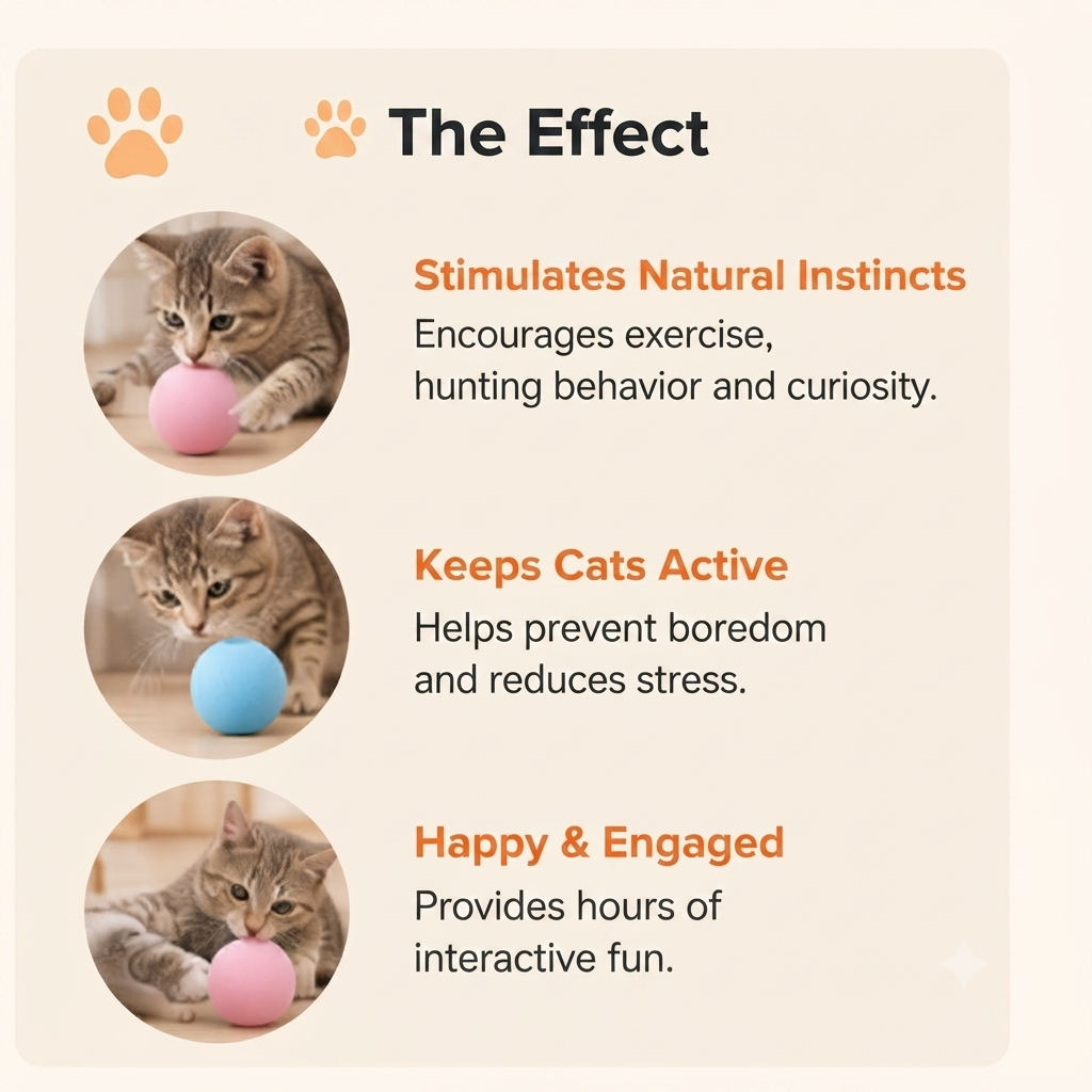 Interactive Catnip Cat Ball