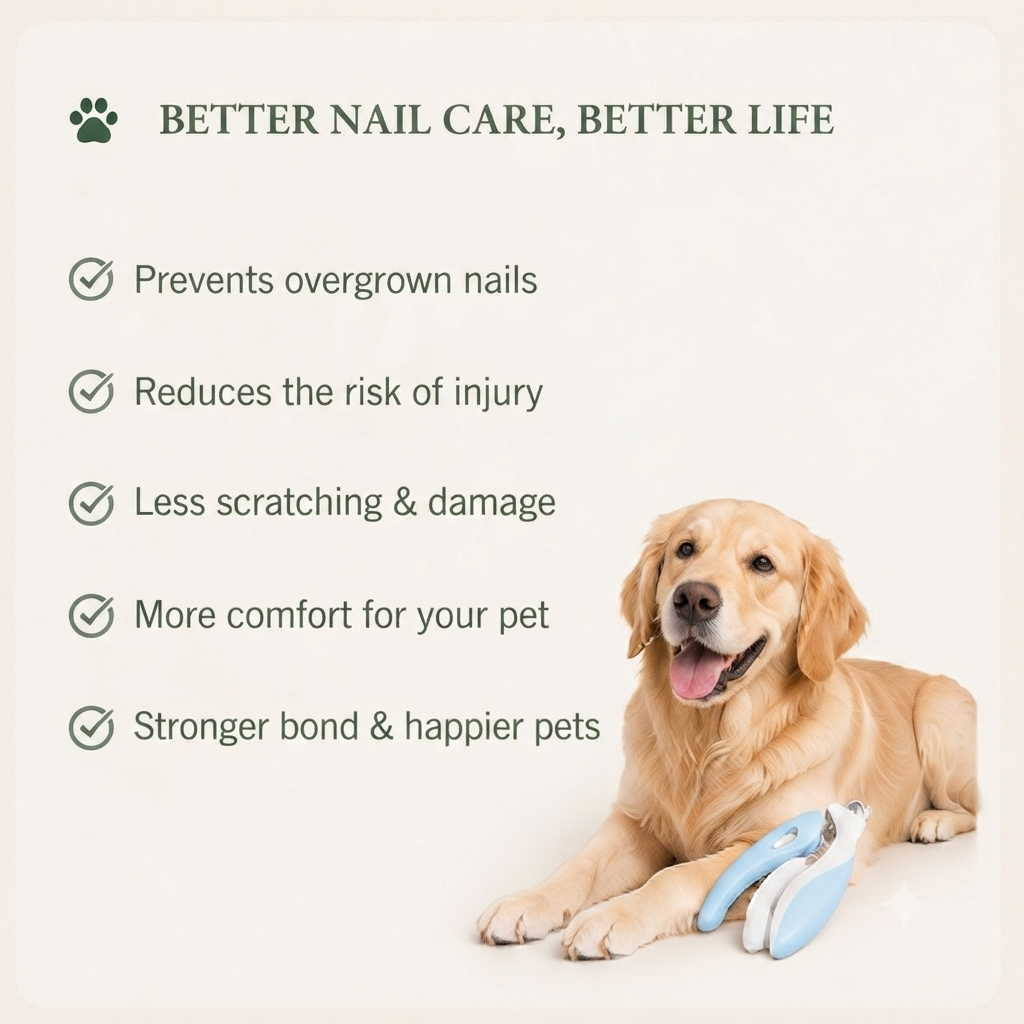 2-in-1 LED Pet Nail Clipper & Grinder