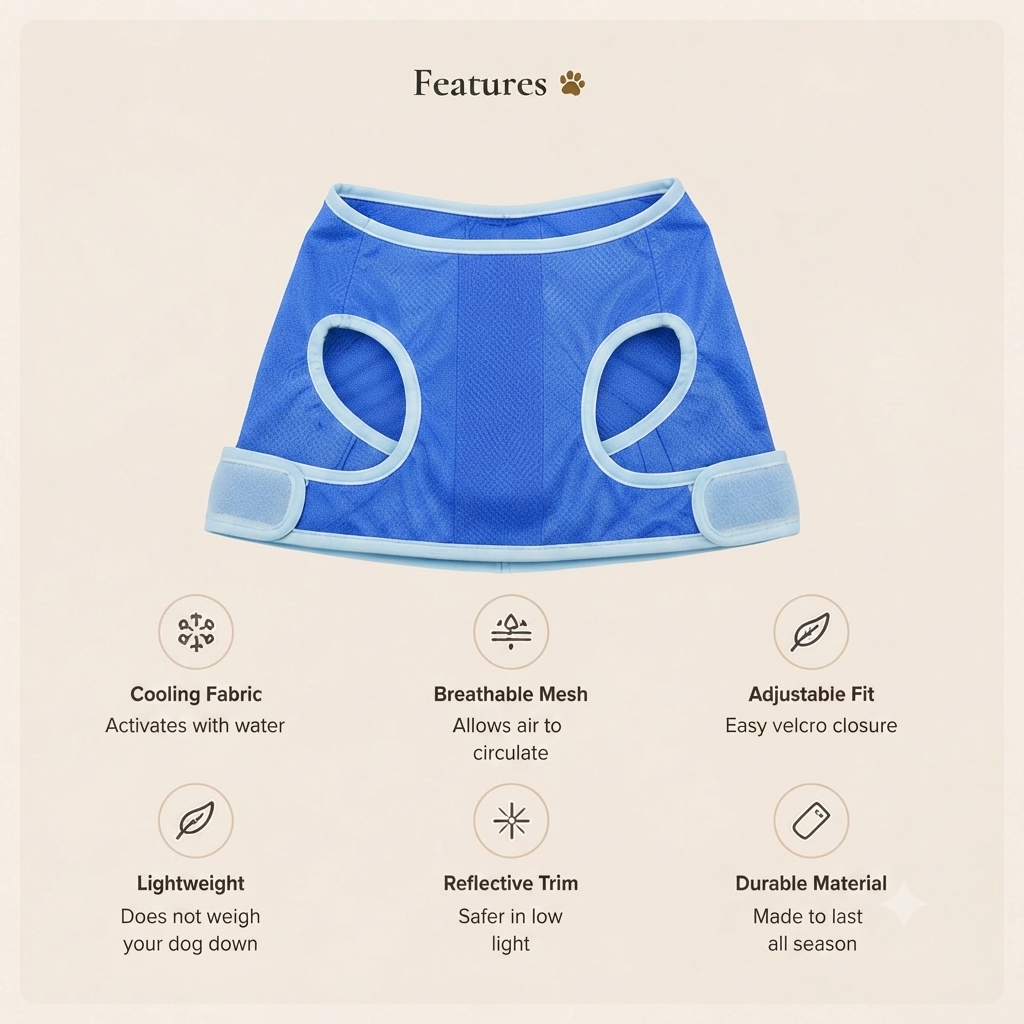 Dog cooling vest