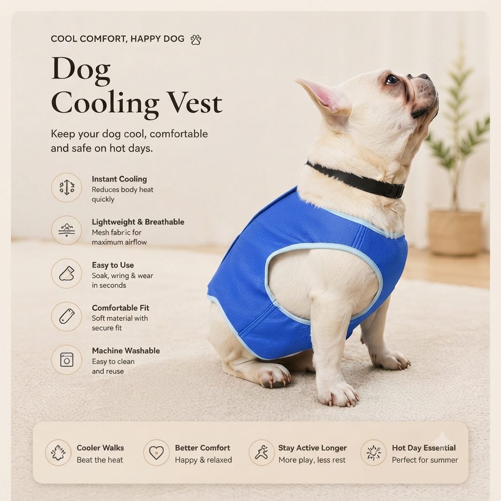 Dog cooling vest