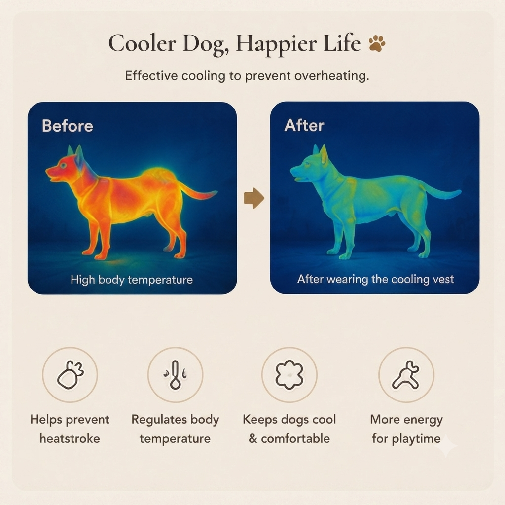 Dog cooling vest
