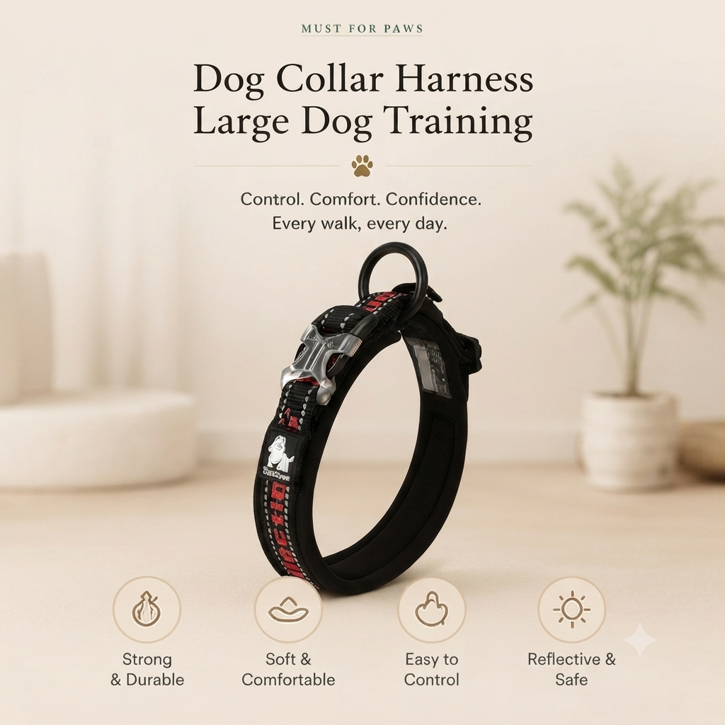 ⭐Dog Collar Harness Large Dog Training