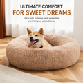 Round Faux Fur Pet Bed