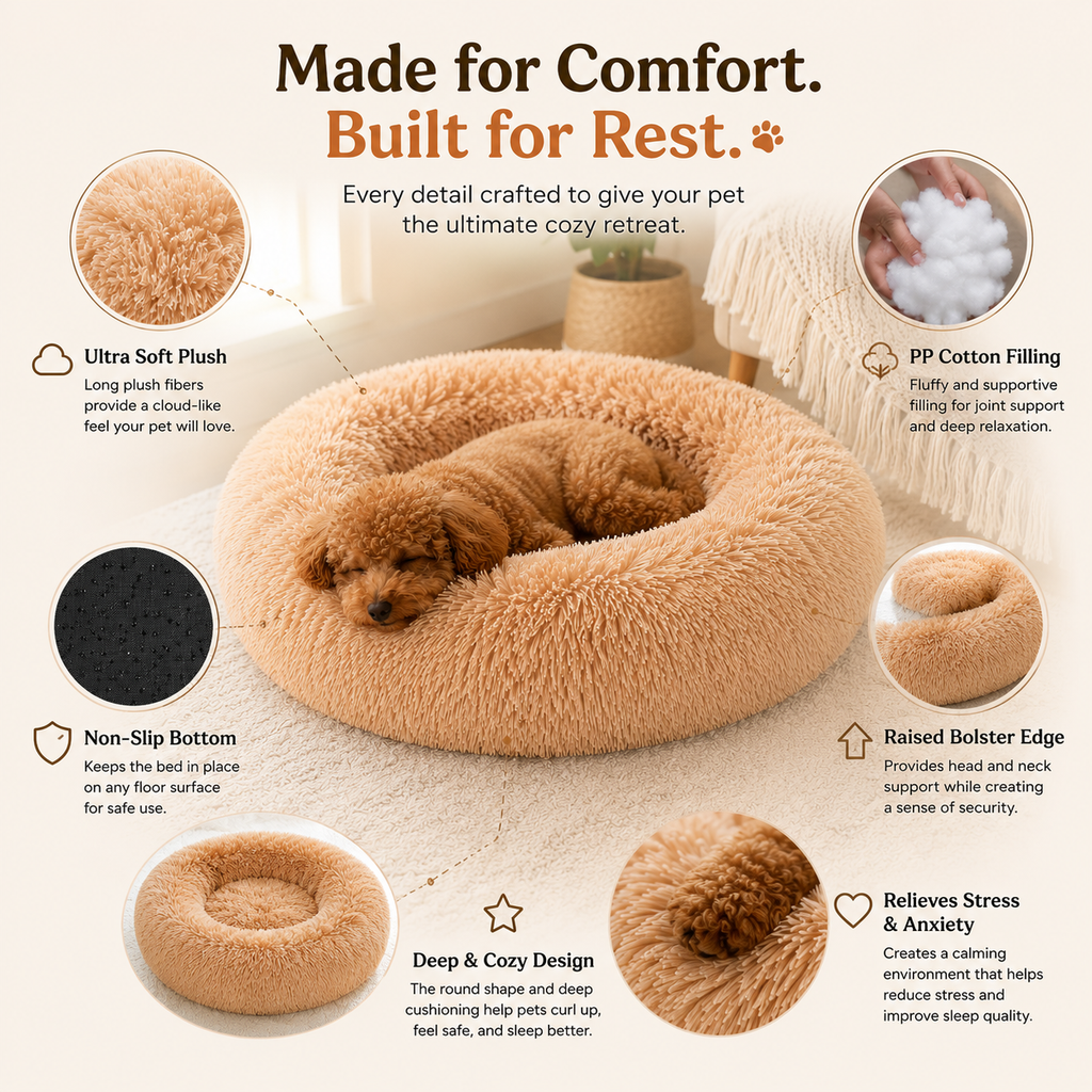 Fleece Sofa Pet Bed