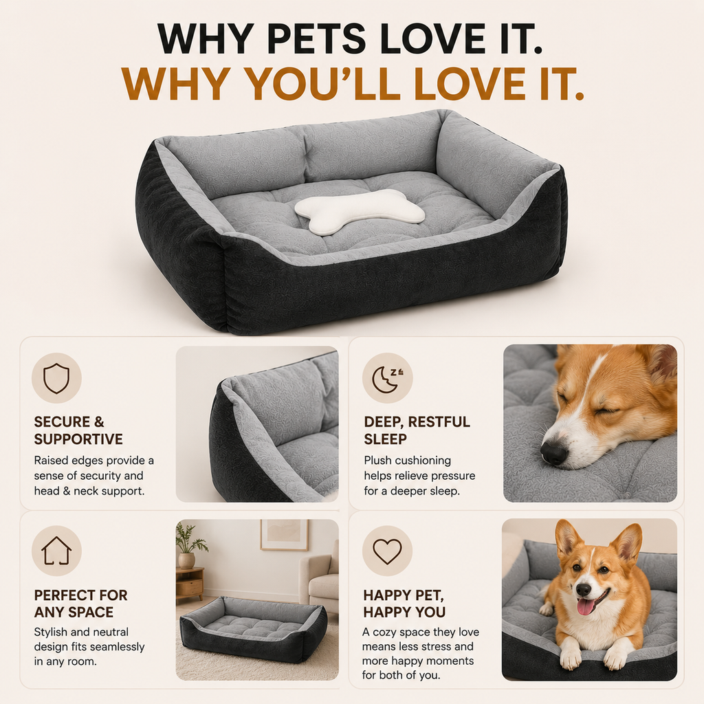 XXL Plush Fleece Sofa Pet Bed